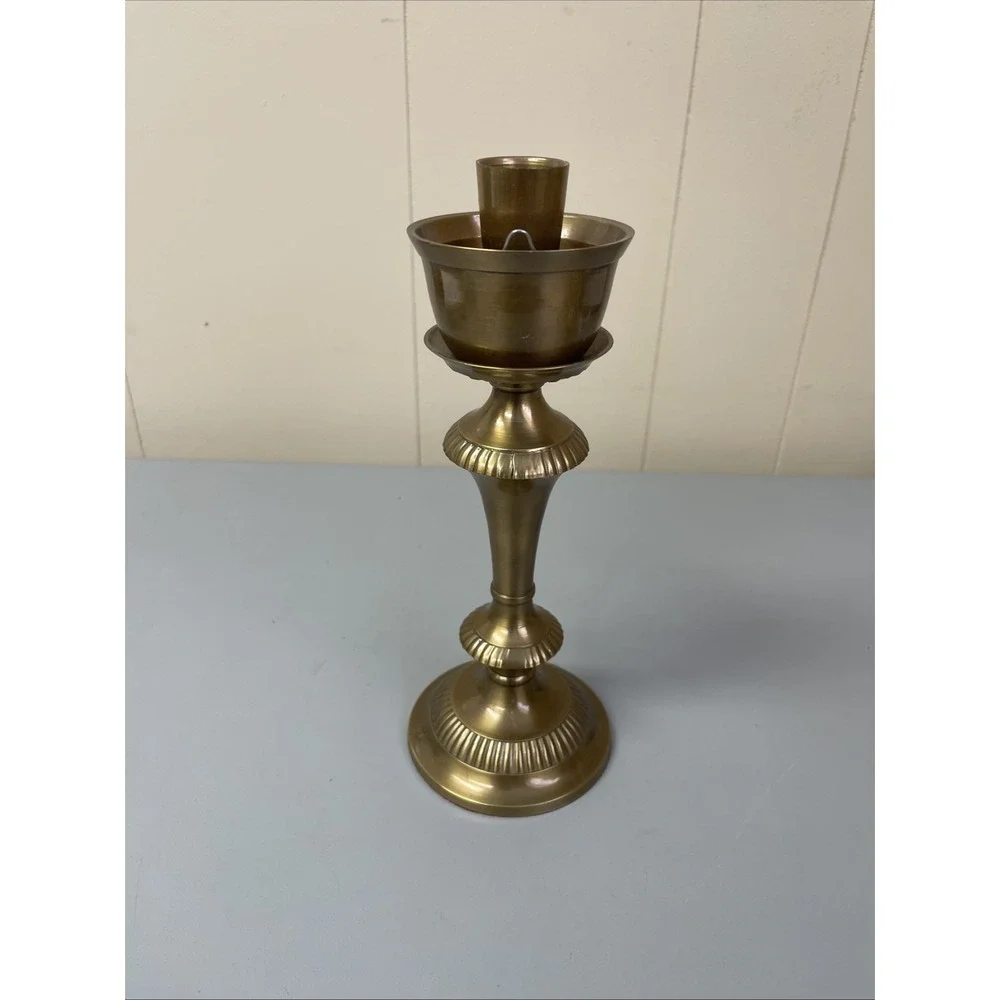 VTG Brass Candle Stick Holder 10